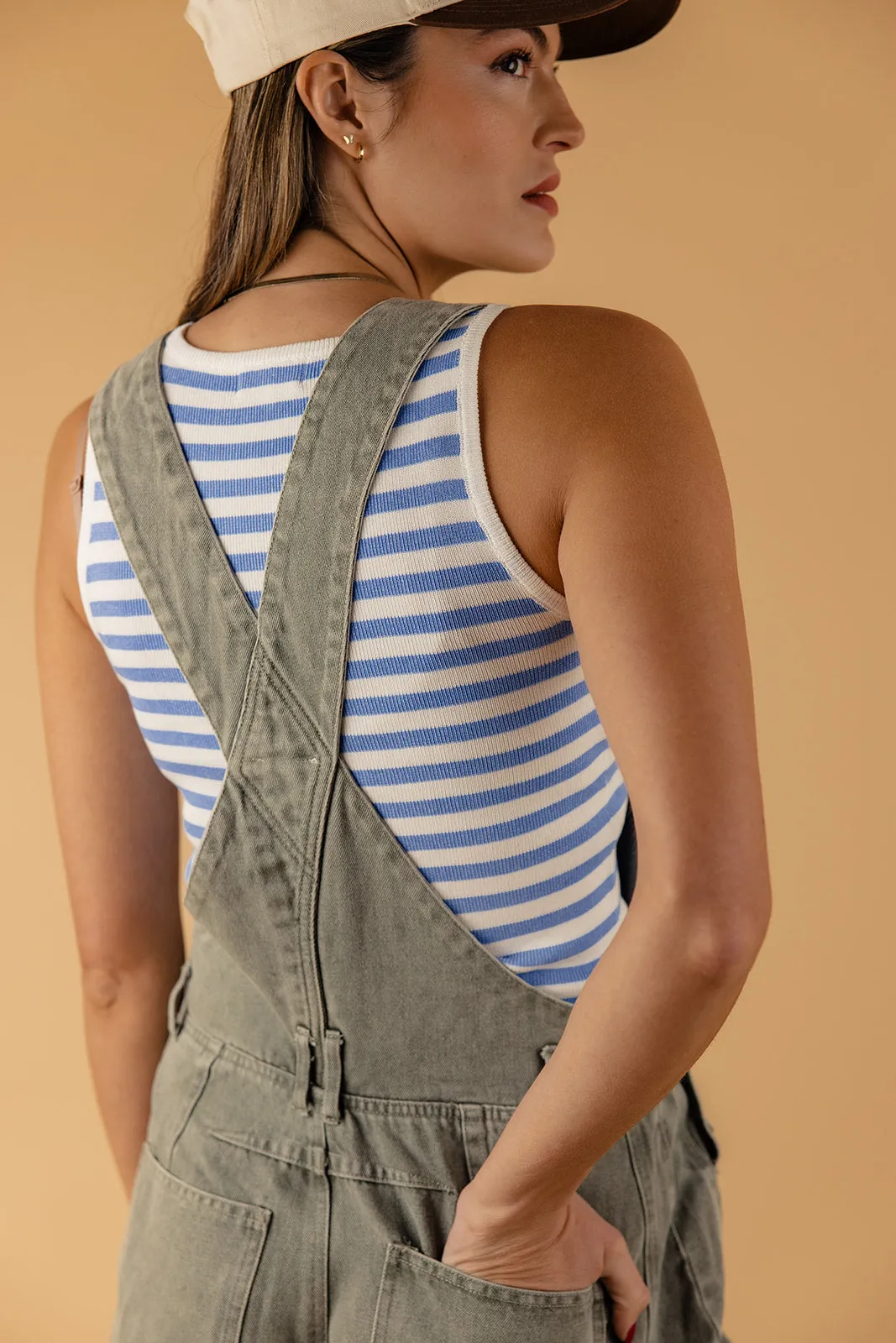 Next Week Striped Sweater Tank