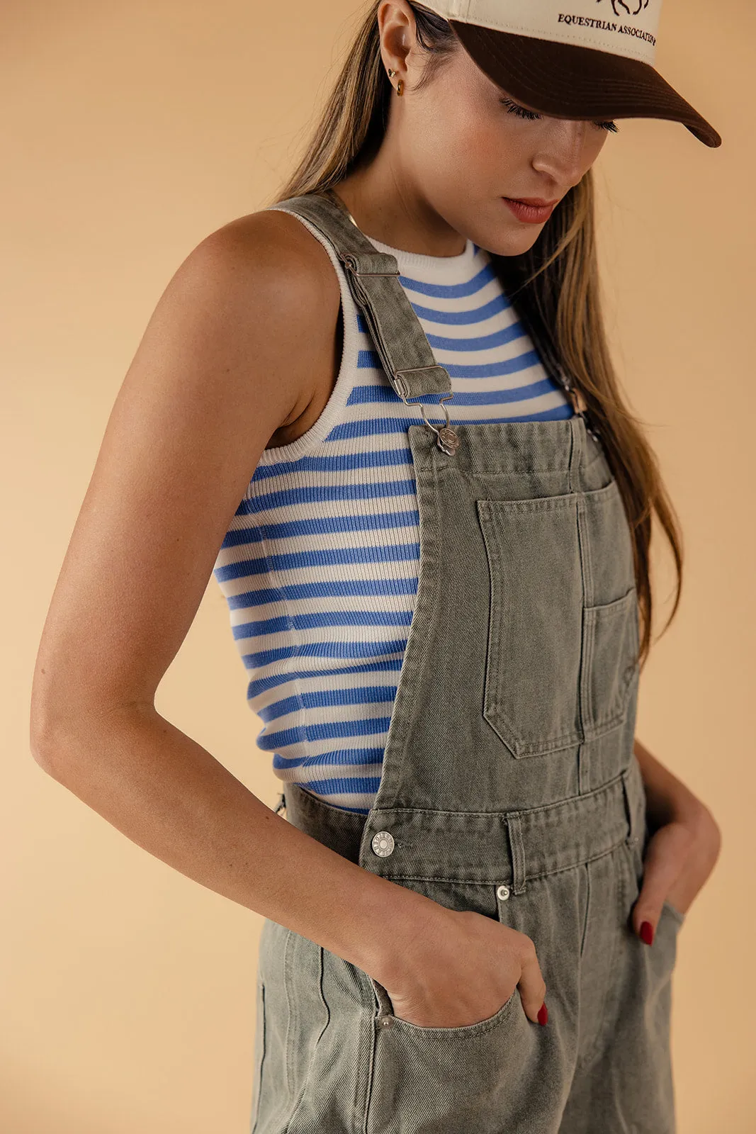 Next Week Striped Sweater Tank