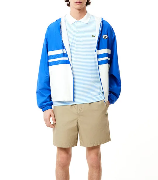 Original L.12.12 Striped Cotton Polo Shirt  White/Overview