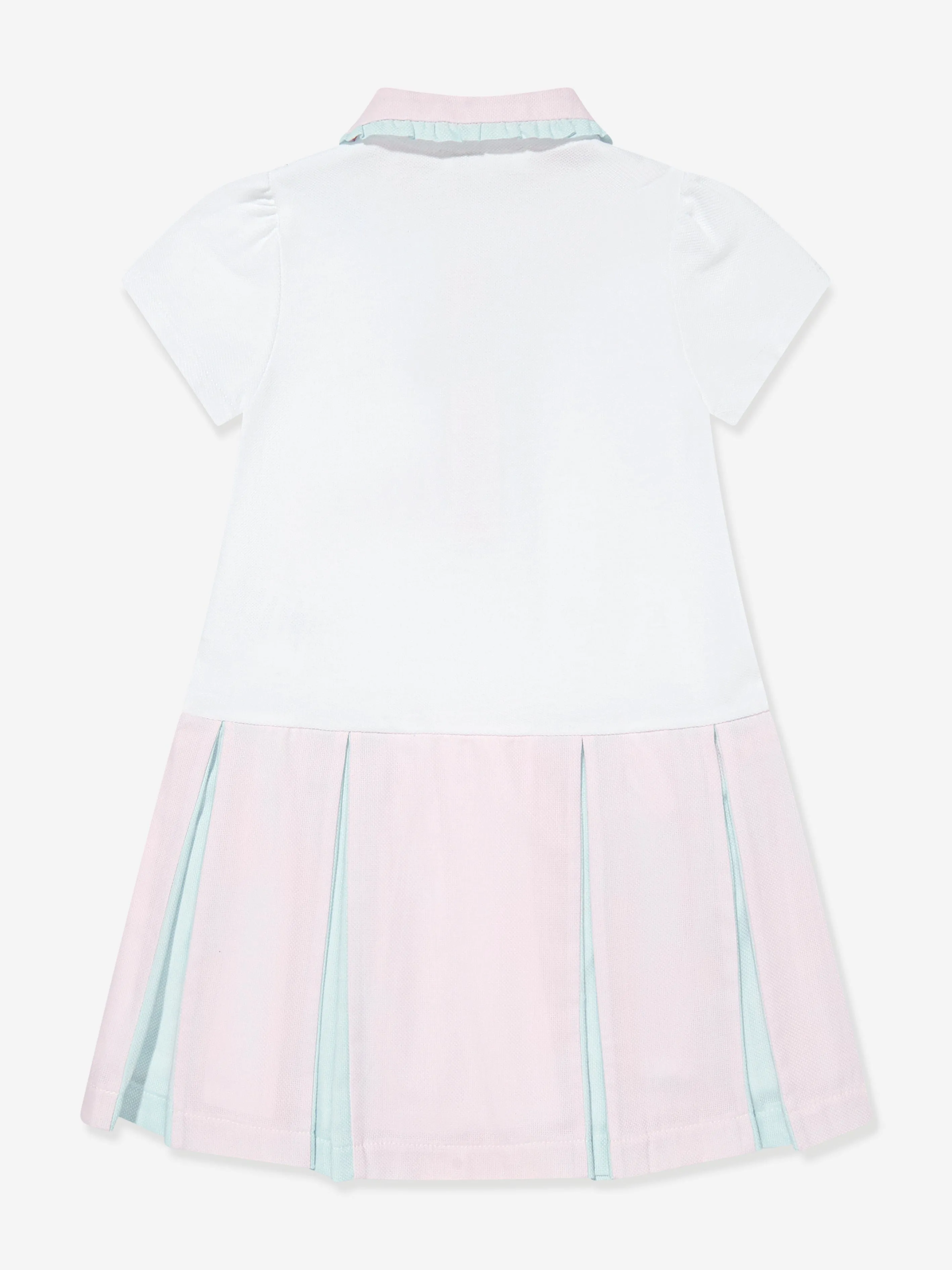 Patachou Girls Polo Dress in White