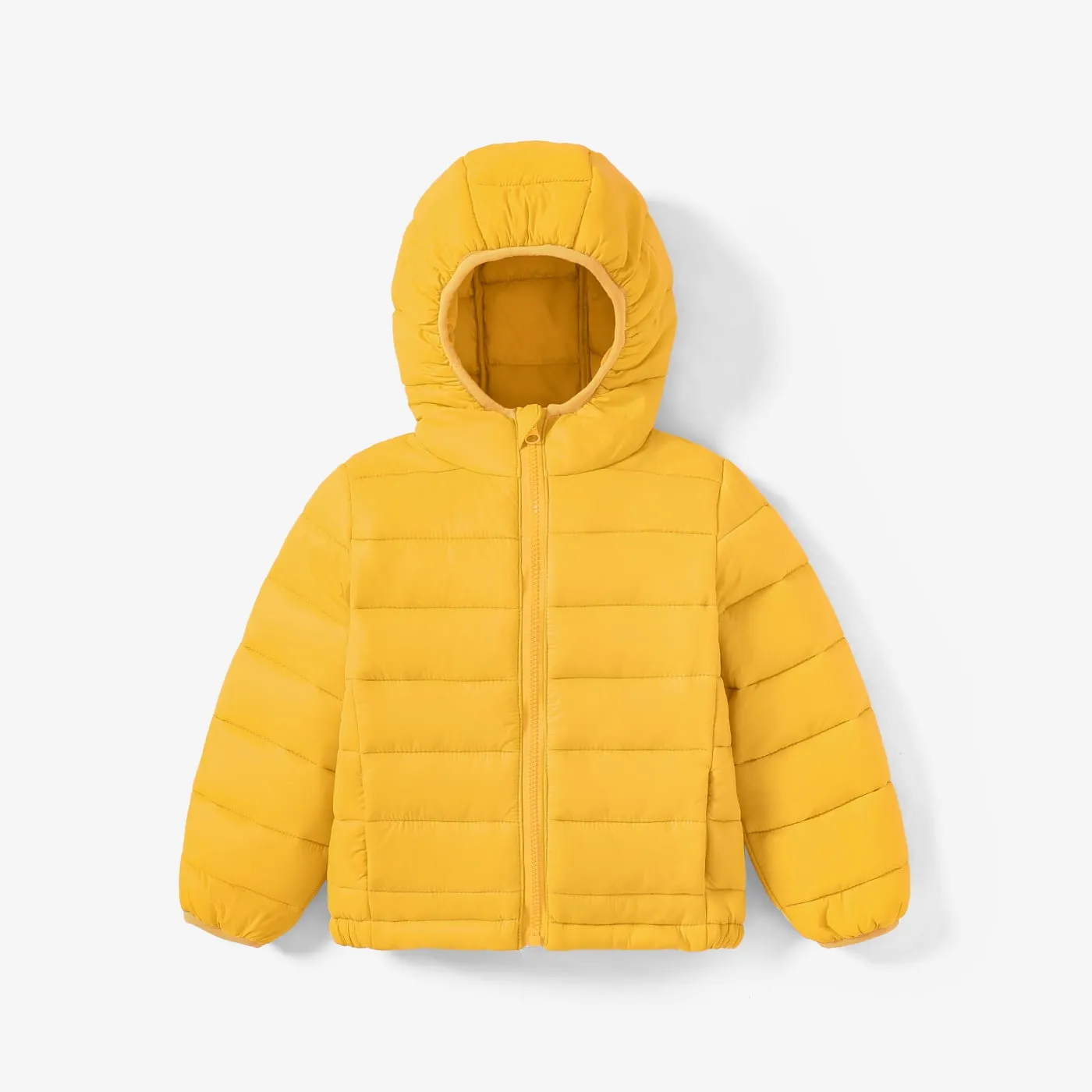 PatPat Kid Boys Girls Puffer Jacket Lightweight Zipper Winter Coat Size 4-13