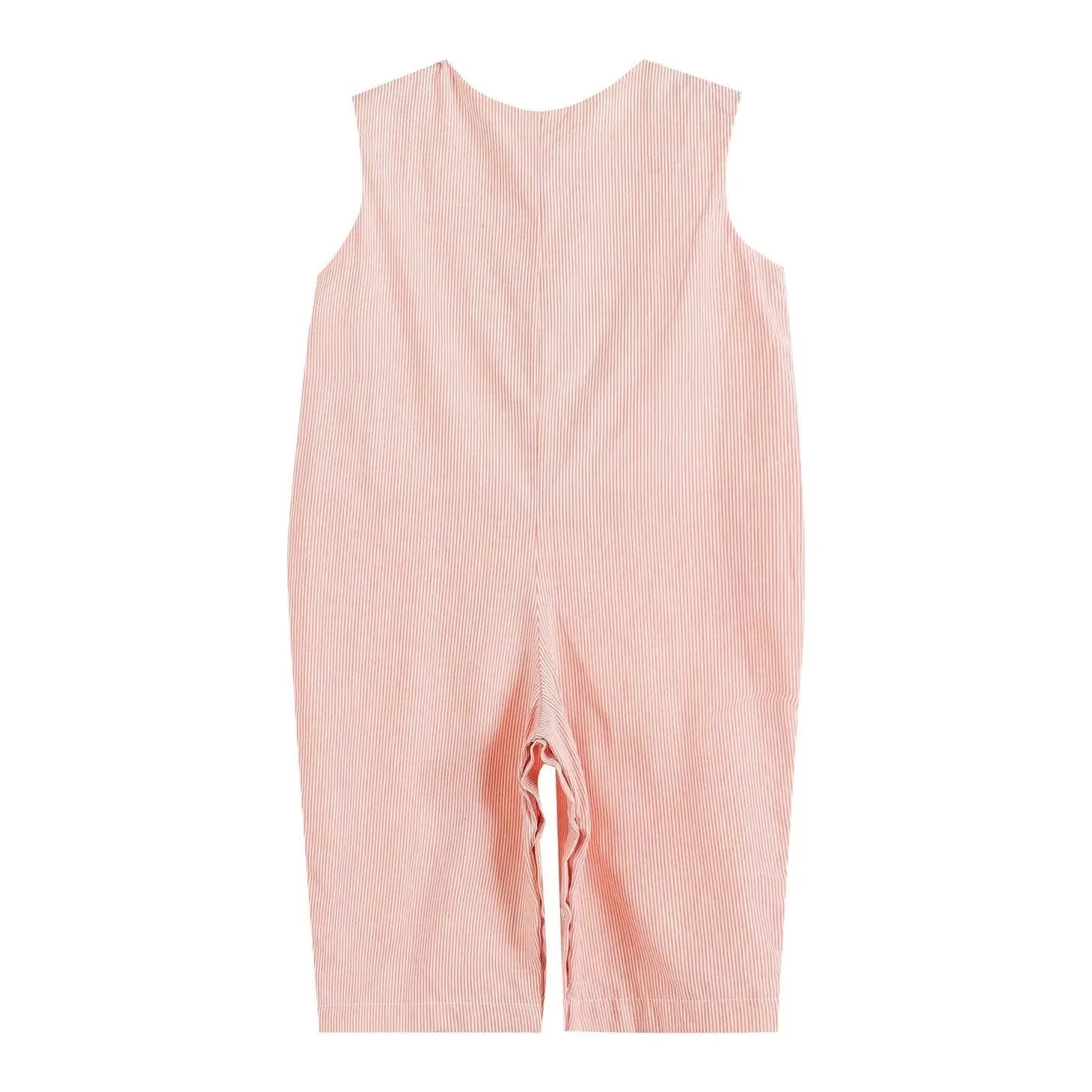 Pinstripe Pumpkin Overalls