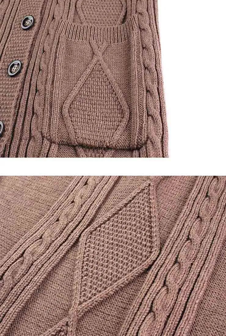 Plus Size Loose Long Cardigan Sweater
