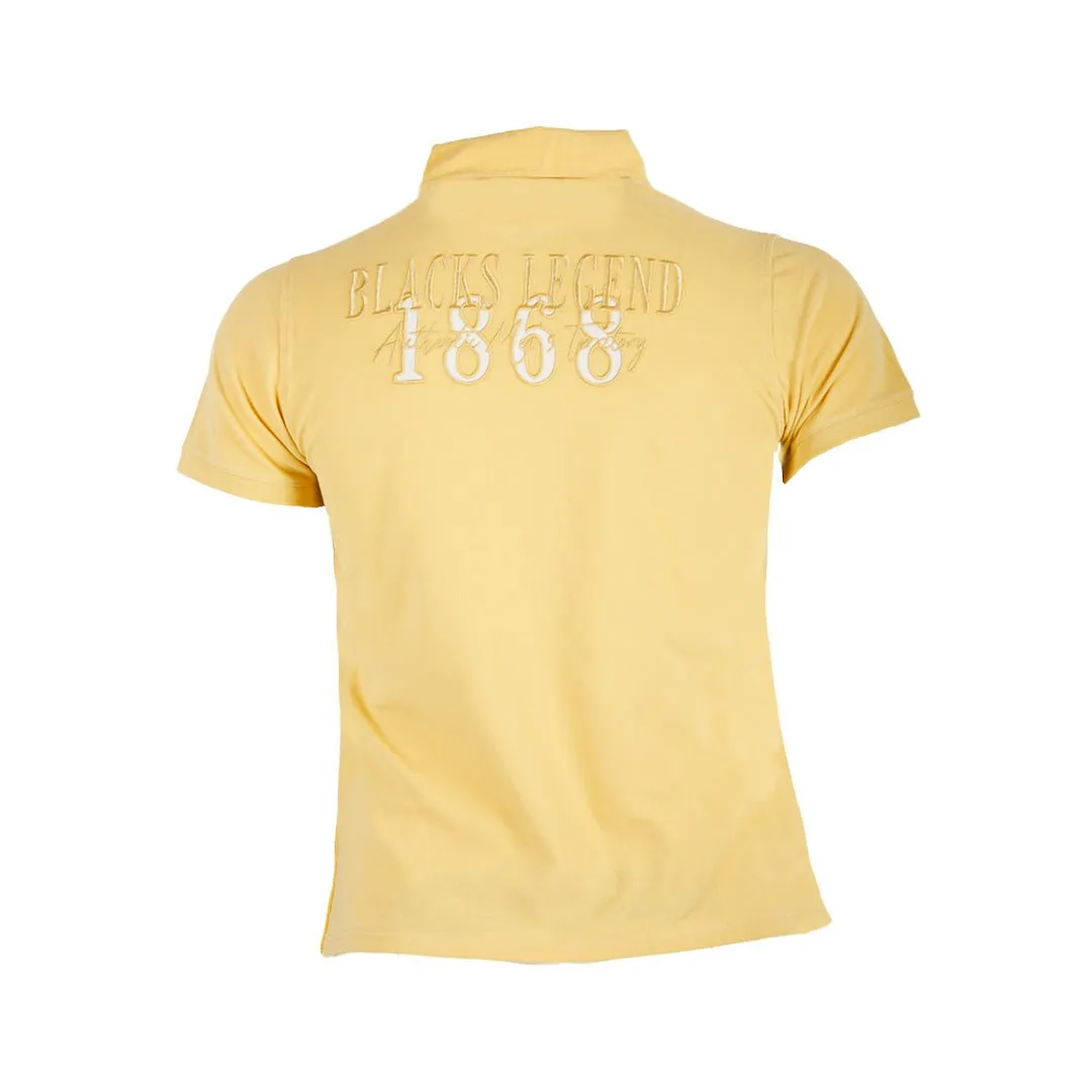 Polo jaune Blacks Legend 1868