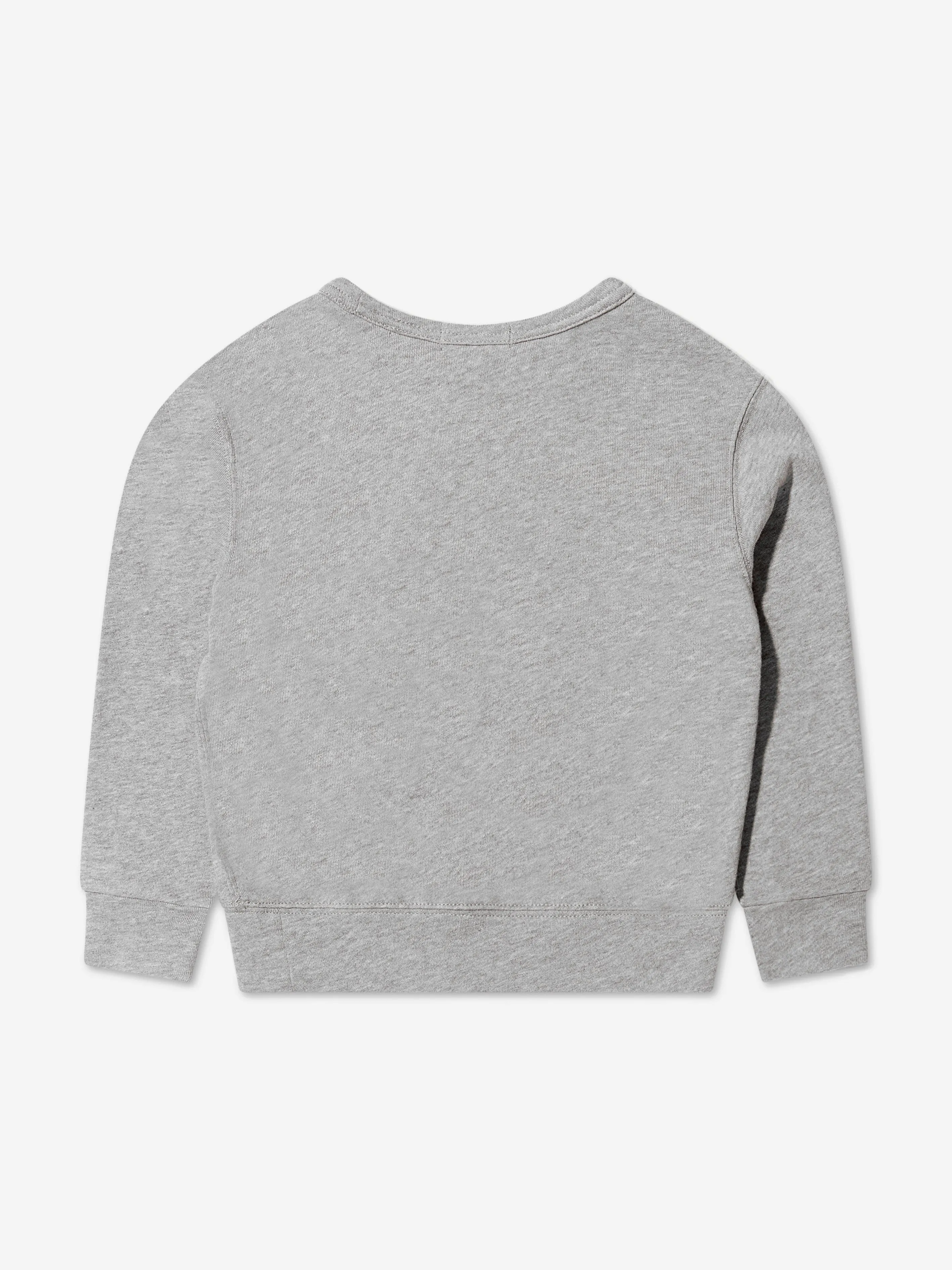 Ralph Lauren Boys Polo Logo Sweatshirt in Grey
