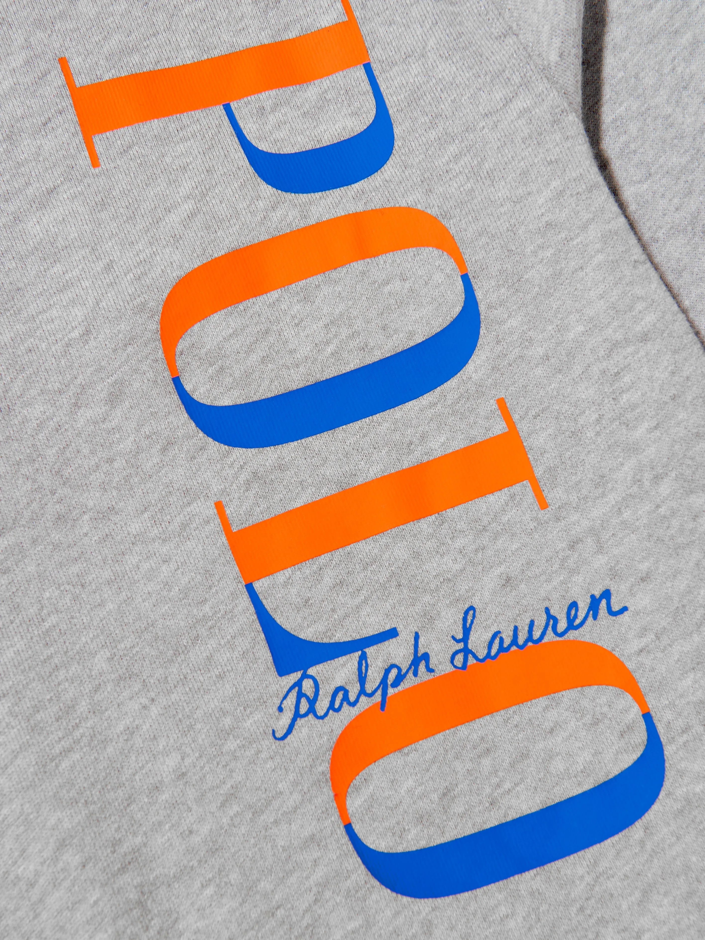 Ralph Lauren Boys Polo Logo Sweatshirt in Grey