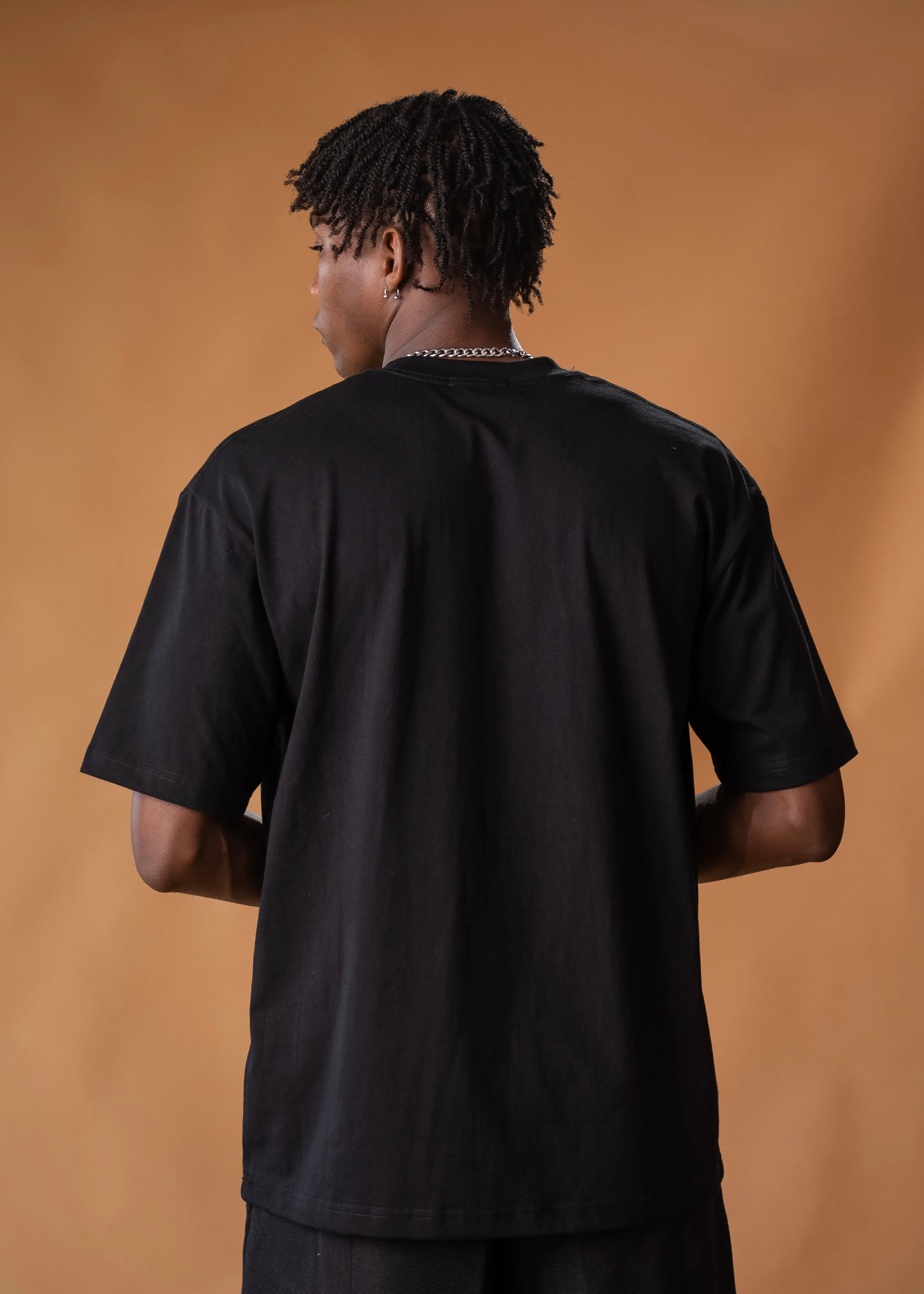 Relaxed fit T-shirt Ft Hand Painted funky Edo boy
