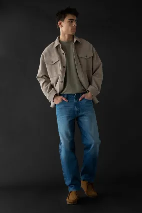 RELAXED FIT TAPERED JEAN