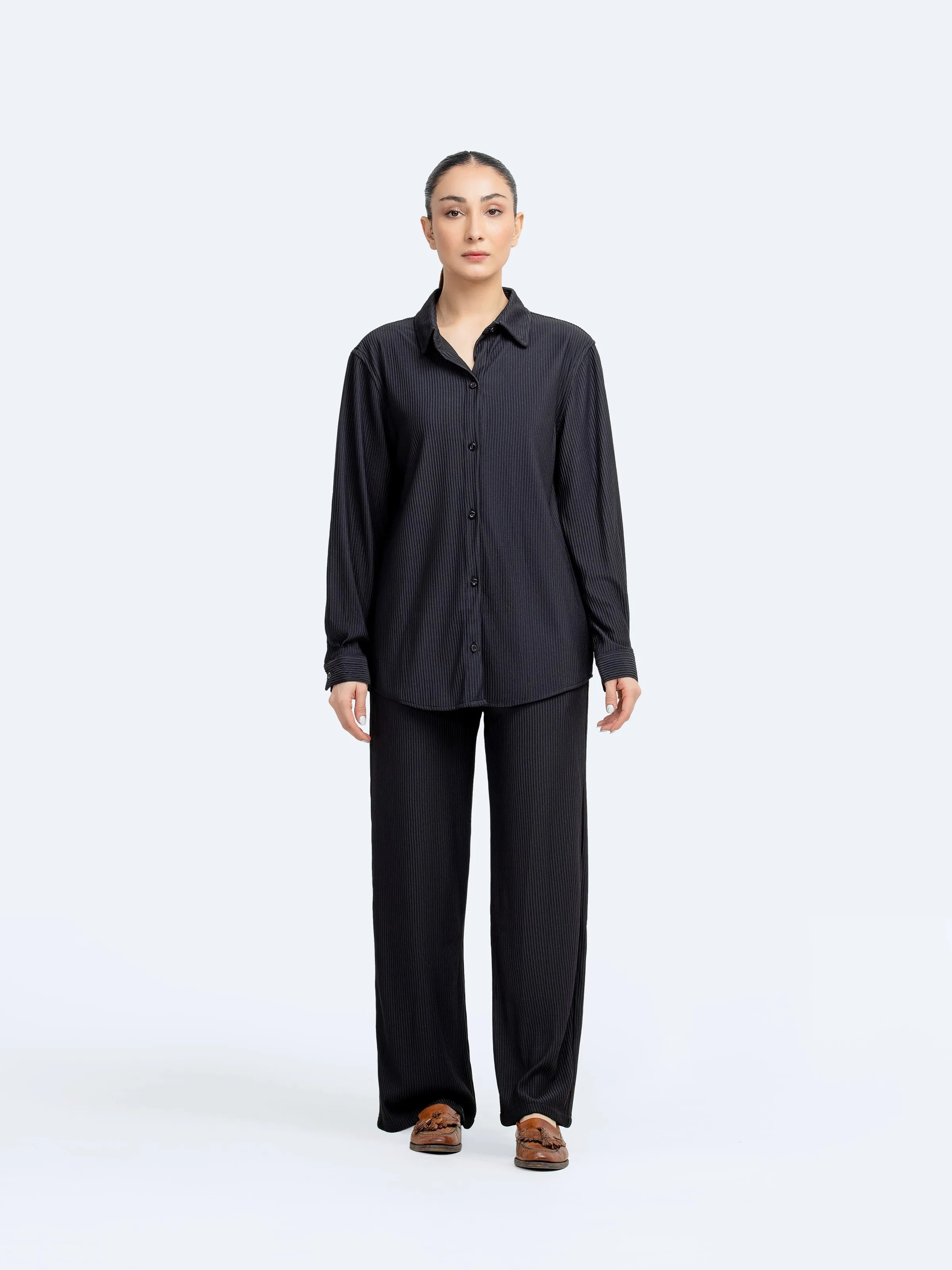 Relaxed Fit Textured Co-Ord Set - FWTCS5-101