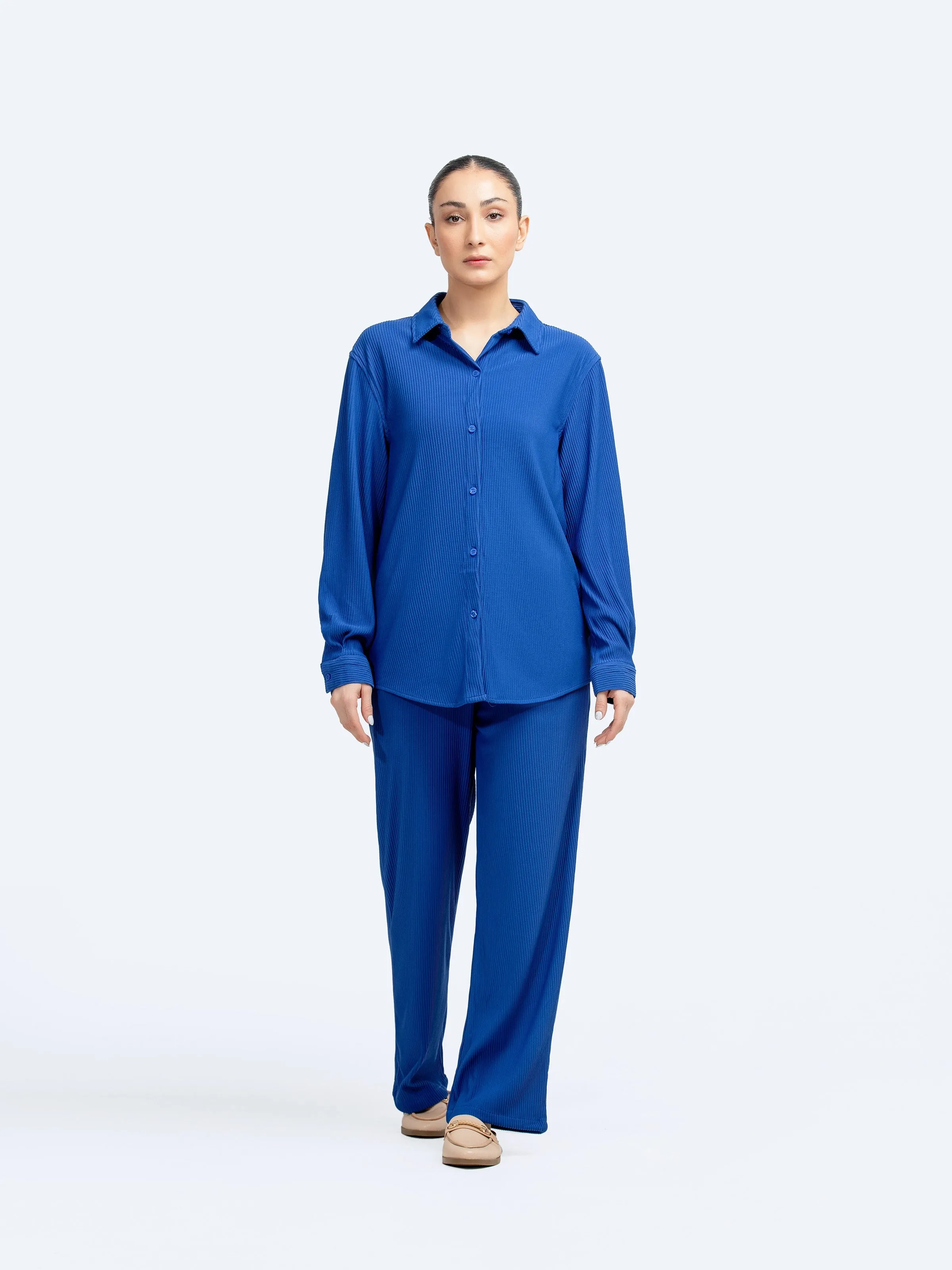 Relaxed Fit Textured Co-Ord Set - FWTCS5-104