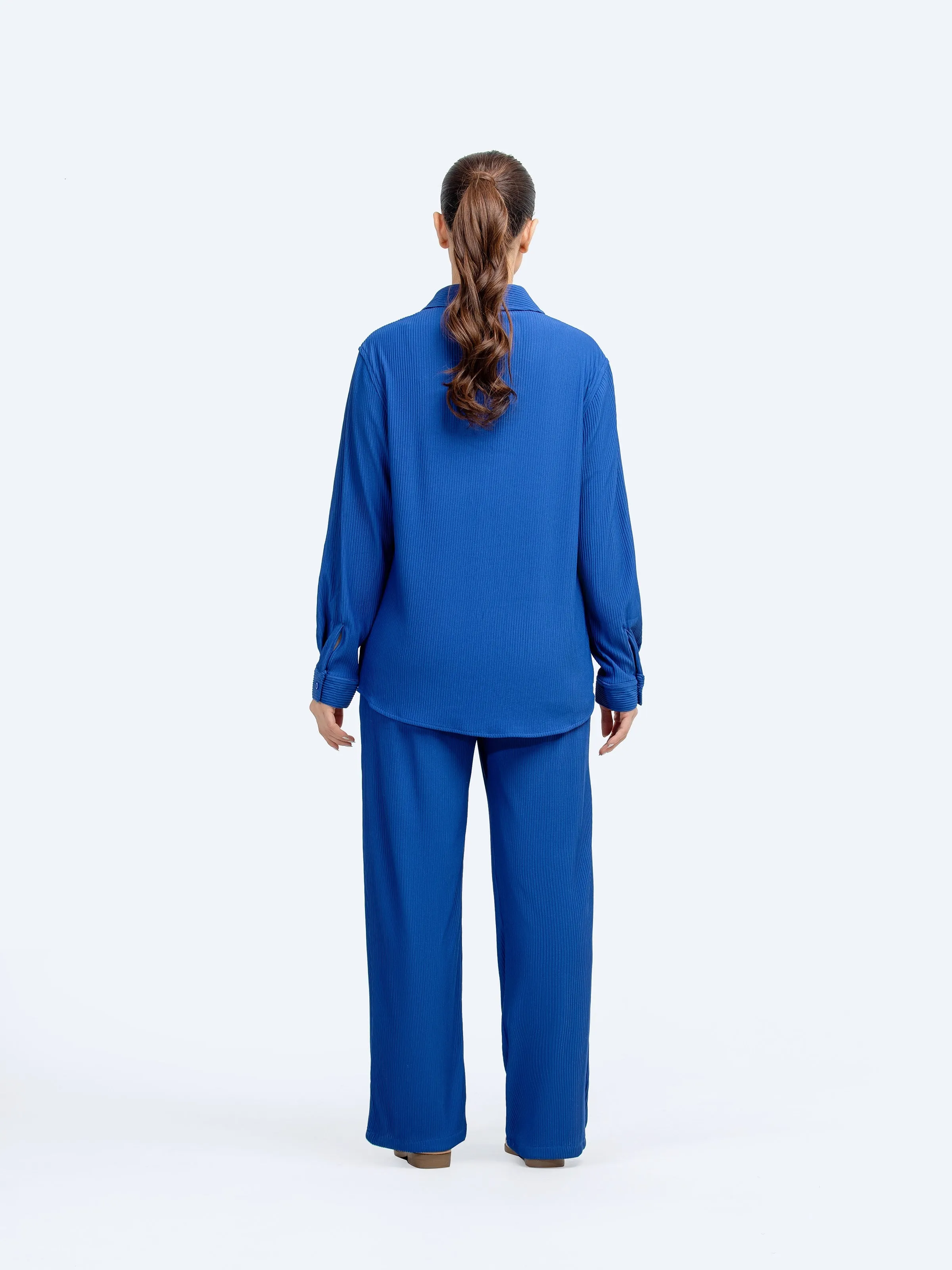 Relaxed Fit Textured Co-Ord Set - FWTCS5-104