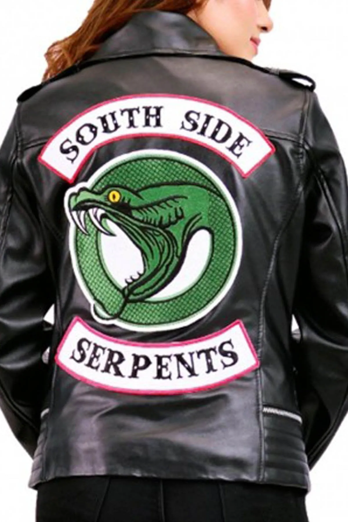 Riverdale Southside Serpents Leather Jacket For Women By TJS