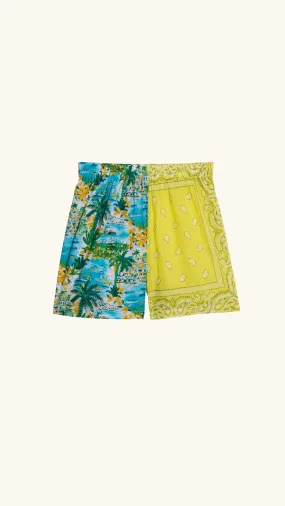 Short Hawai Yellow Bandana