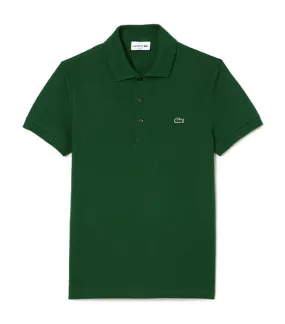 Slim Fit Stretch Piqué Polo Shirt Green