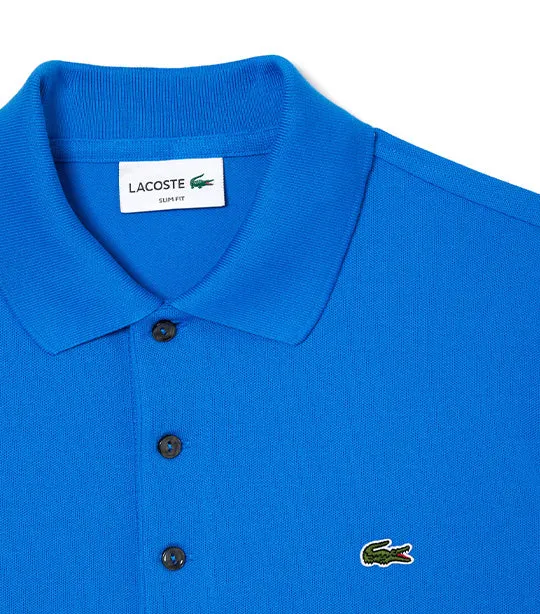 Slim Fit Stretch Piqué Polo Shirt Hilo