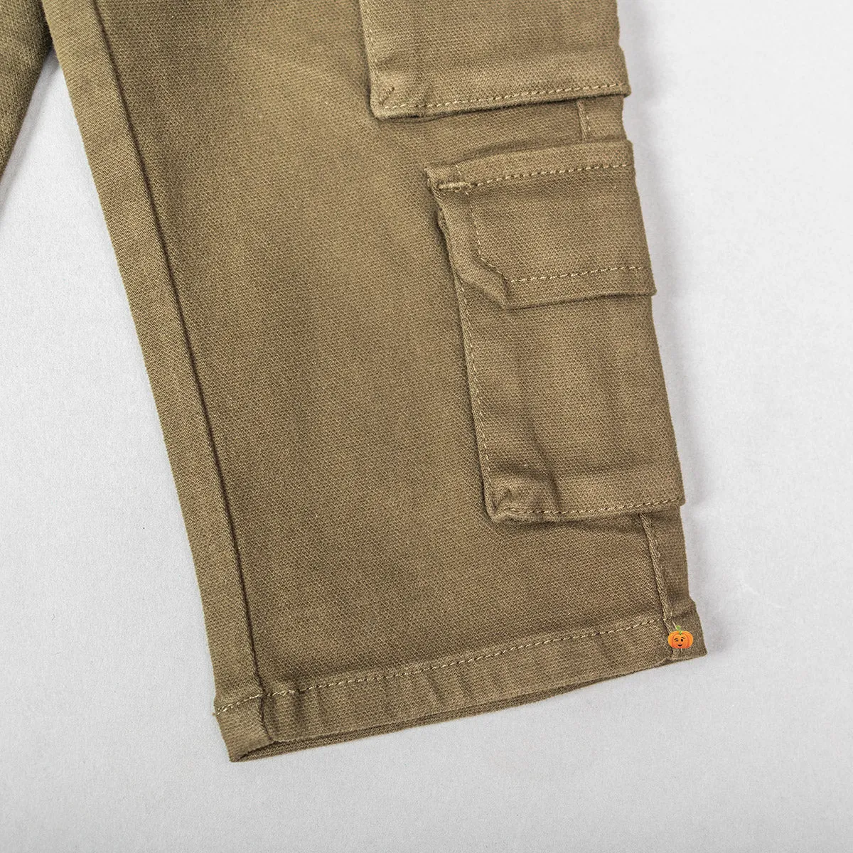 Solid Cargo Pant for Girls
