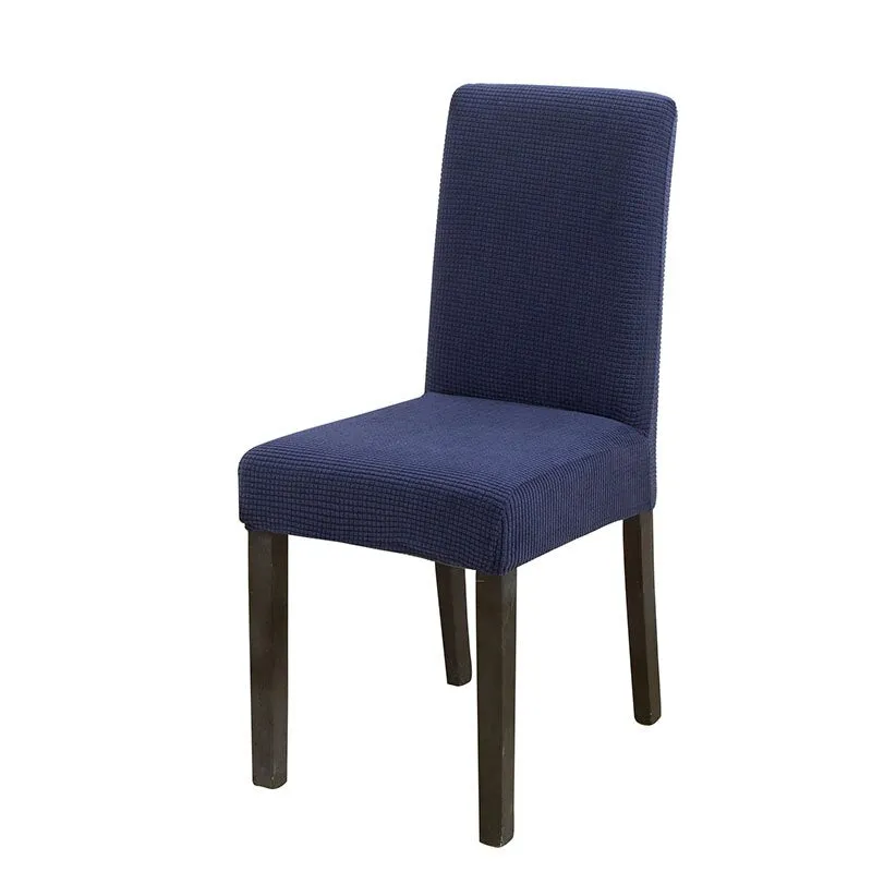 Solid Jacquard Chair Covers Spandex Dining Room Office Banquet
