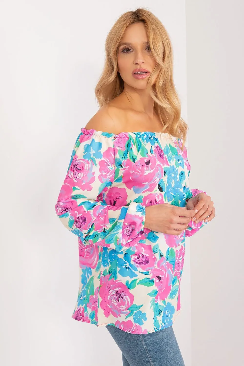 Spanish Charm Shoulder Blouse