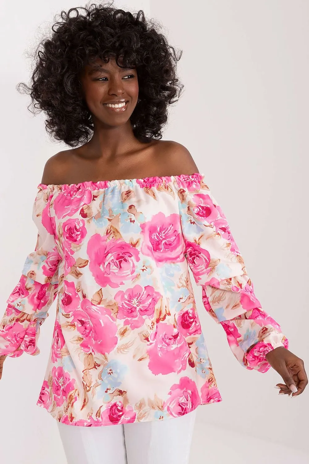 Spanish Charm Shoulder Blouse
