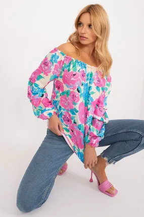 Spanish Charm Shoulder Blouse