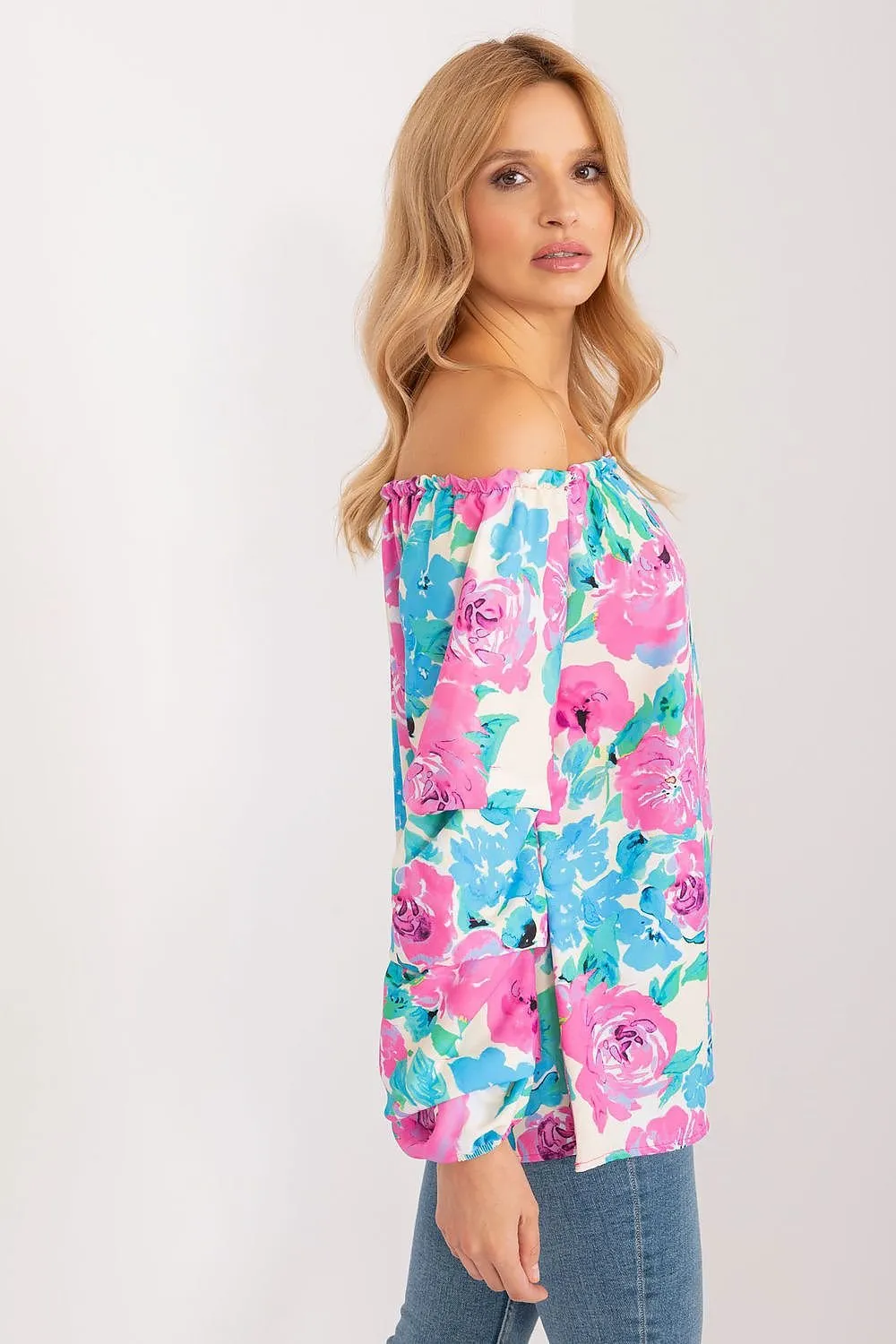 Spanish Charm Shoulder Blouse