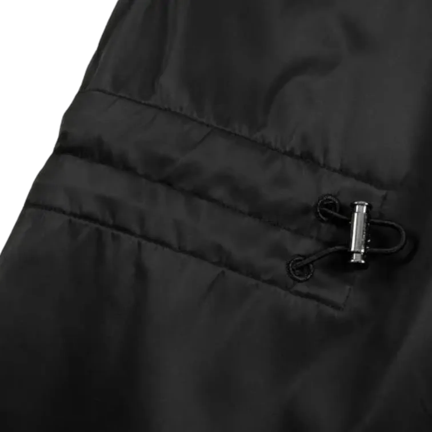 Straight leg flare pants with elastic waist and side shirring