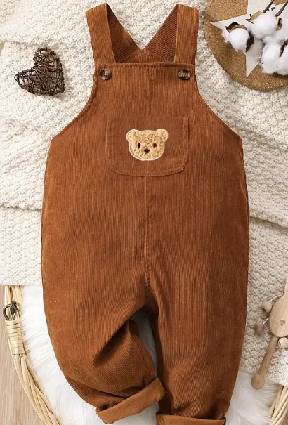 Teddy Corduroy Overalls