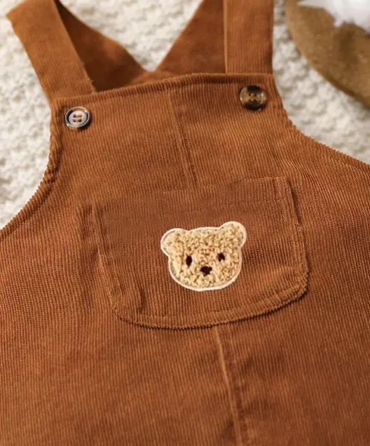 Teddy Corduroy Overalls