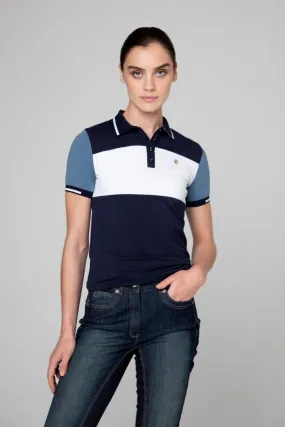 Tesoro Vita Pelosa Polo Shirt Navy/White