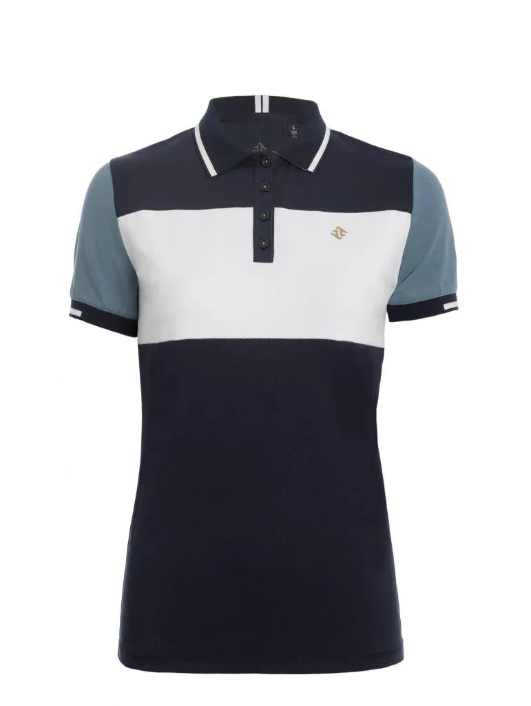 Tesoro Vita Pelosa Polo Shirt Navy/White