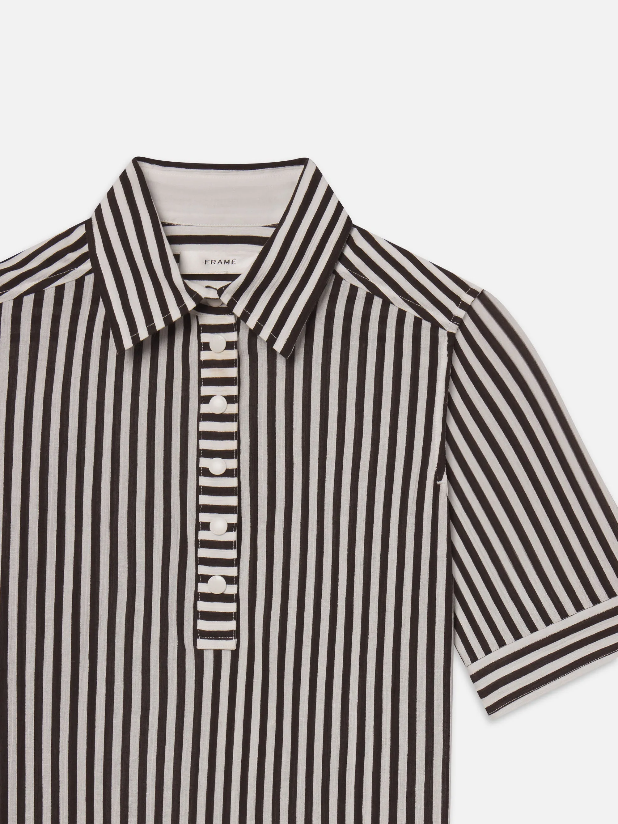 The Snap Polo -- Espresso Multi