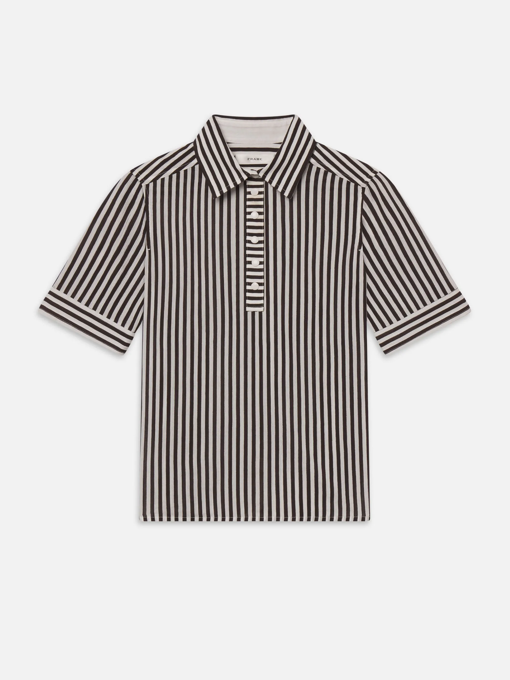 The Snap Polo -- Espresso Multi