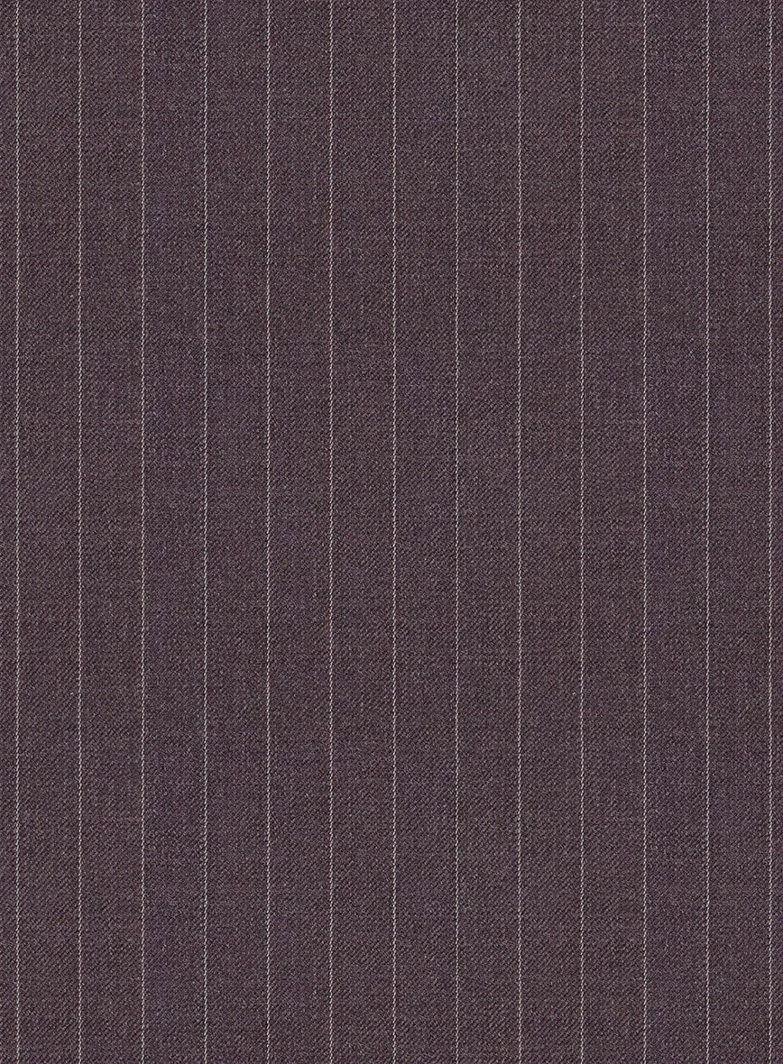 Wine Pinstripe Jacket