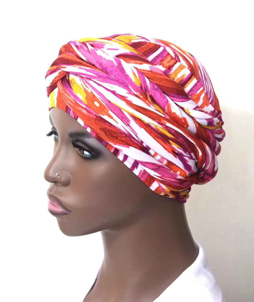 Women Multicolor EZ PZ Turban Wrap