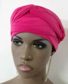Women Pink EZ PZ Turban Wrap