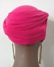 Women Pink EZ PZ Turban Wrap
