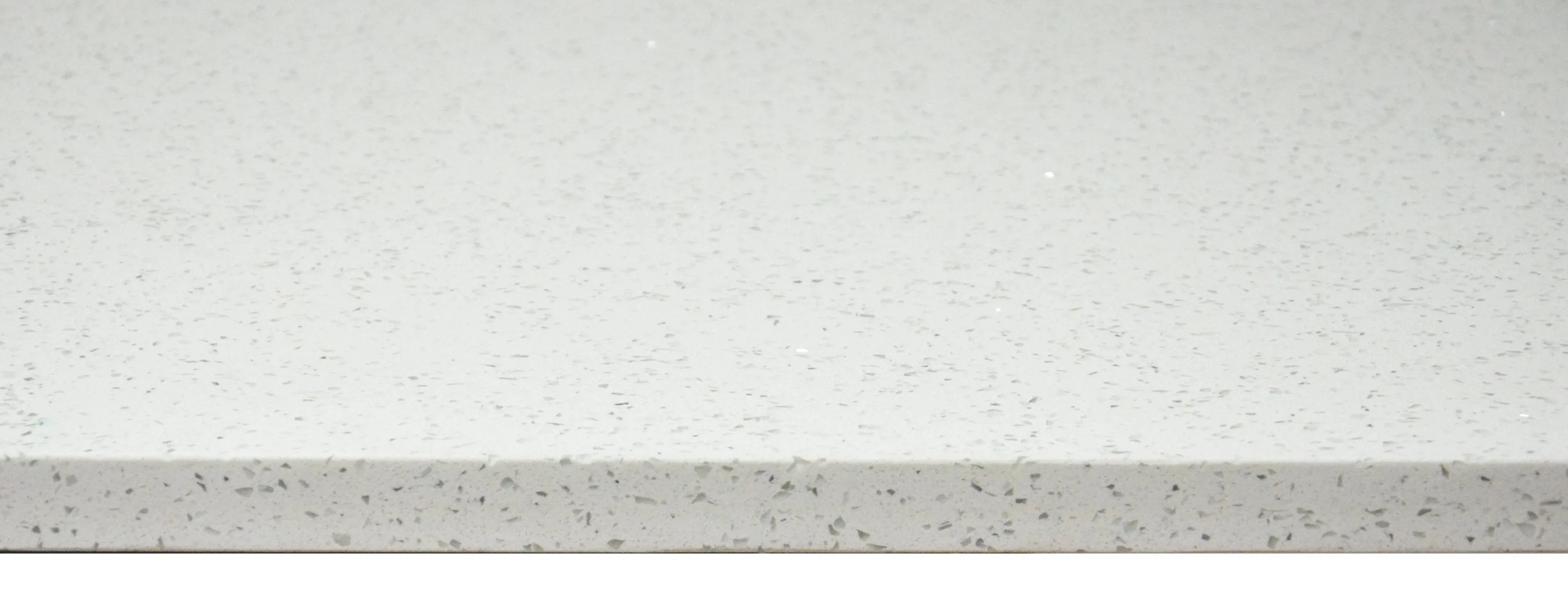Zirconia White Quartz Restaurant Table Tops In-Outdoor Use Snow White