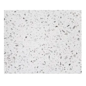 Zirconia White Quartz Restaurant Table Tops In-Outdoor Use Snow White