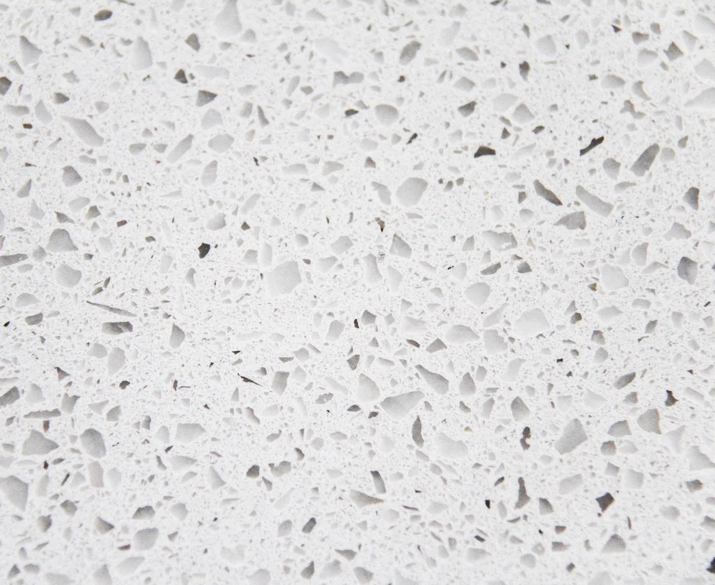 Zirconia White Quartz Restaurant Table Tops In-Outdoor Use Snow White